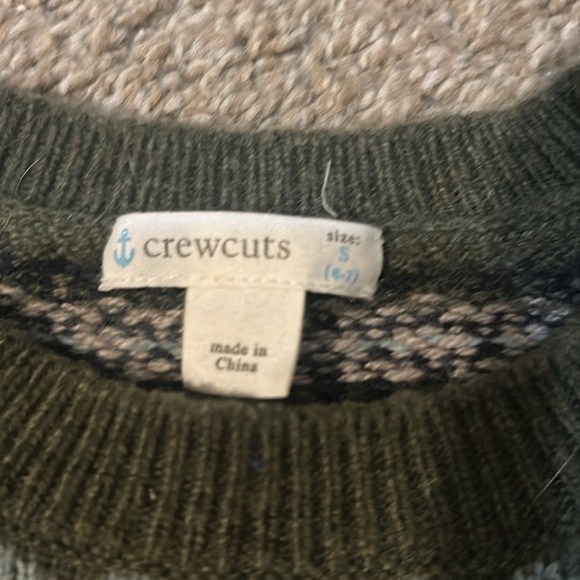 JCrew Crewcuts Fair Isle Polar Bear Sweater 6/7 - Picture 2 of 3